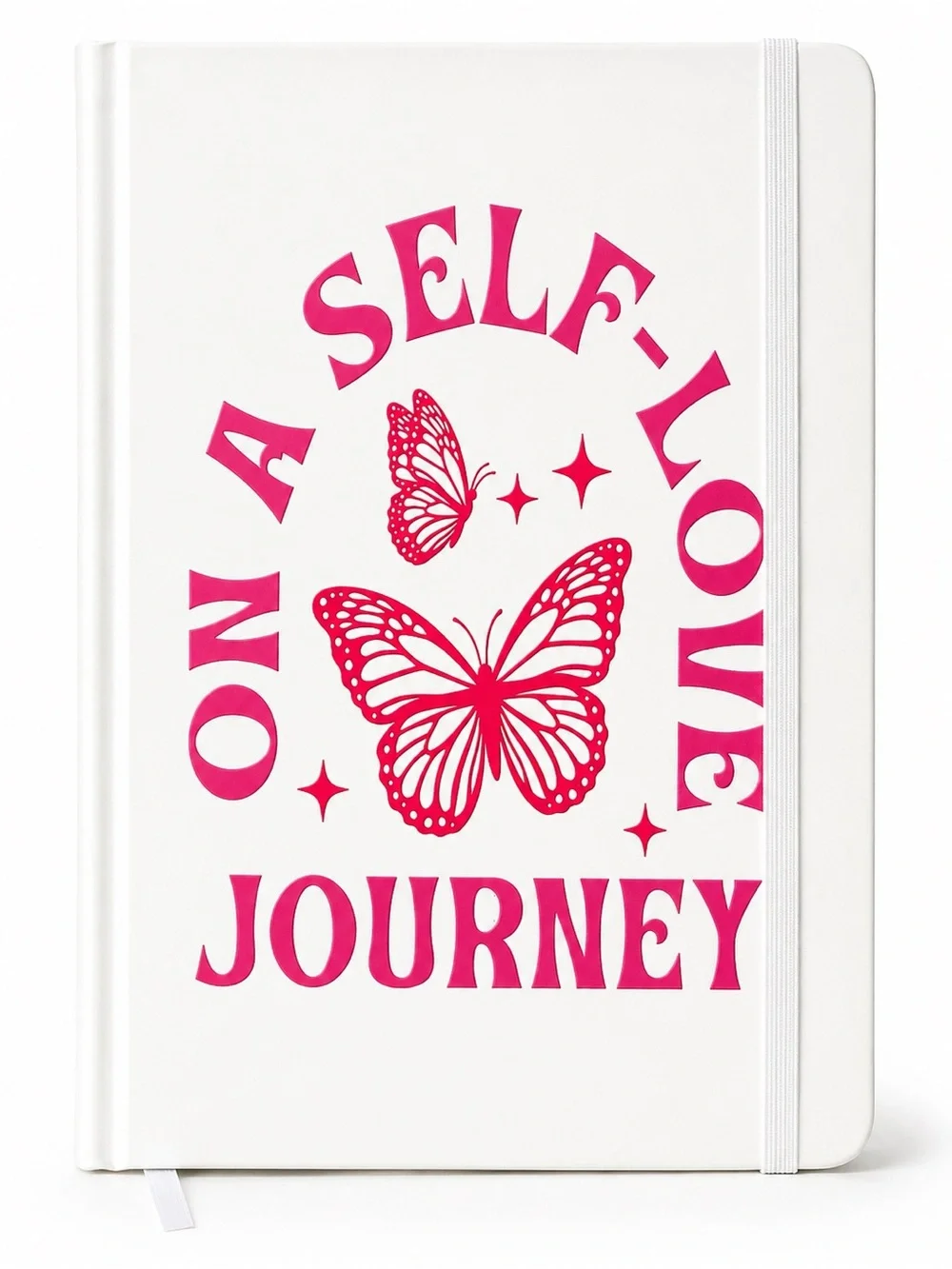 Self Love Journey A5 Hardcover Journal | Butterfly Lined Notebook | Self Care